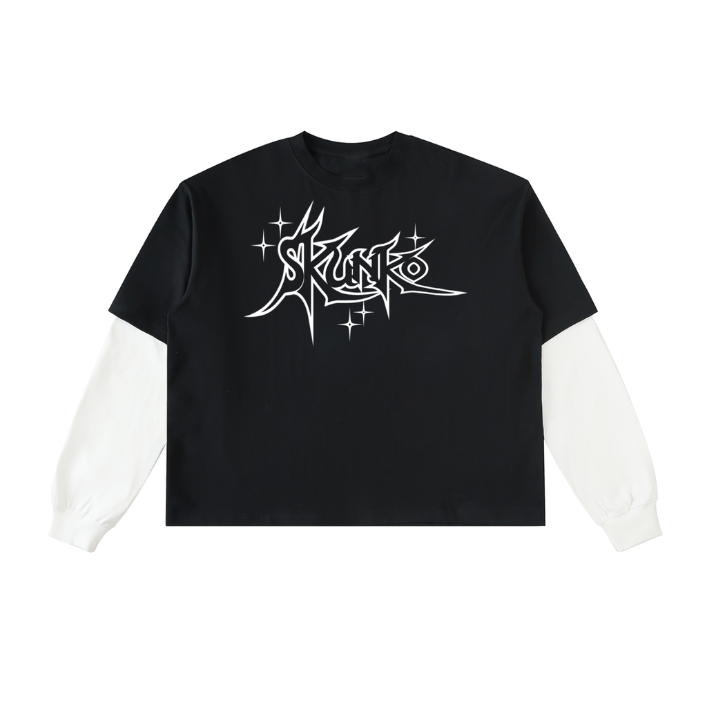 Skunko Double Sleeve Cotton T-Shirt