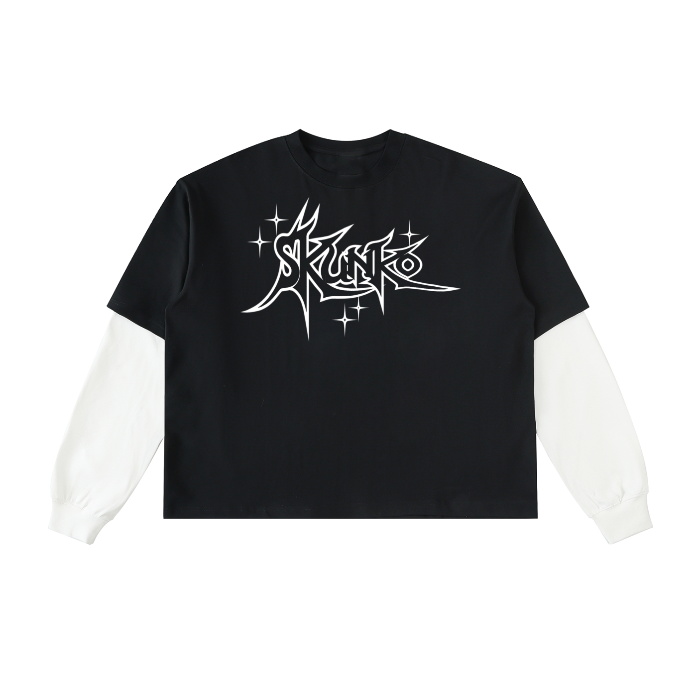 Skunko Double Sleeve Cotton T-Shirt