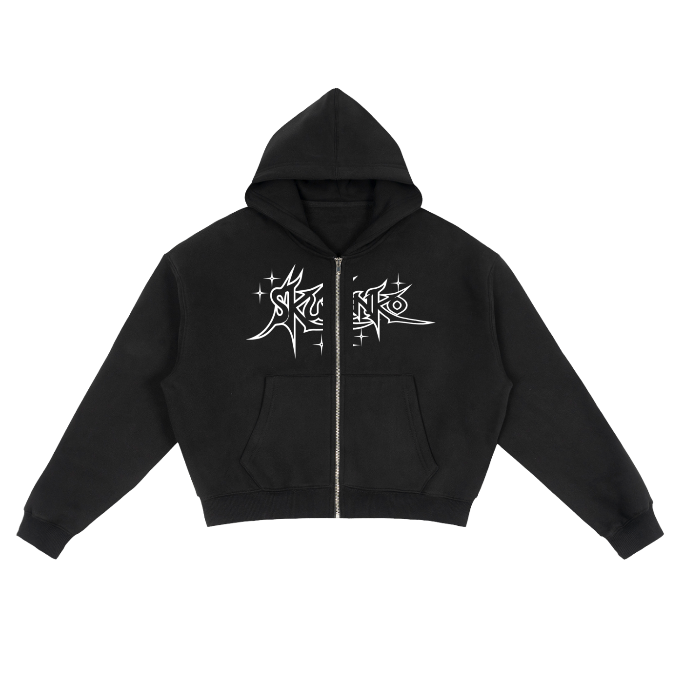Skunko Zip-Up Boxy Hoodie